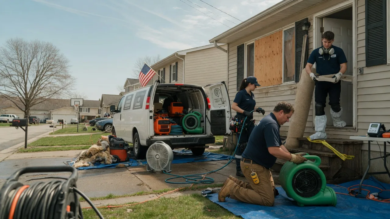 Water Damage Restoration in Elkville, IL near me